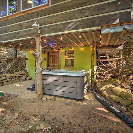 The Treehouse Cabin Creekside Home With Hot Tub! Summerville Luaran gambar